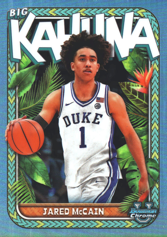 2023 Topps Bowman Chrome University Big Kahuna Jared McCain #BK11 Duke