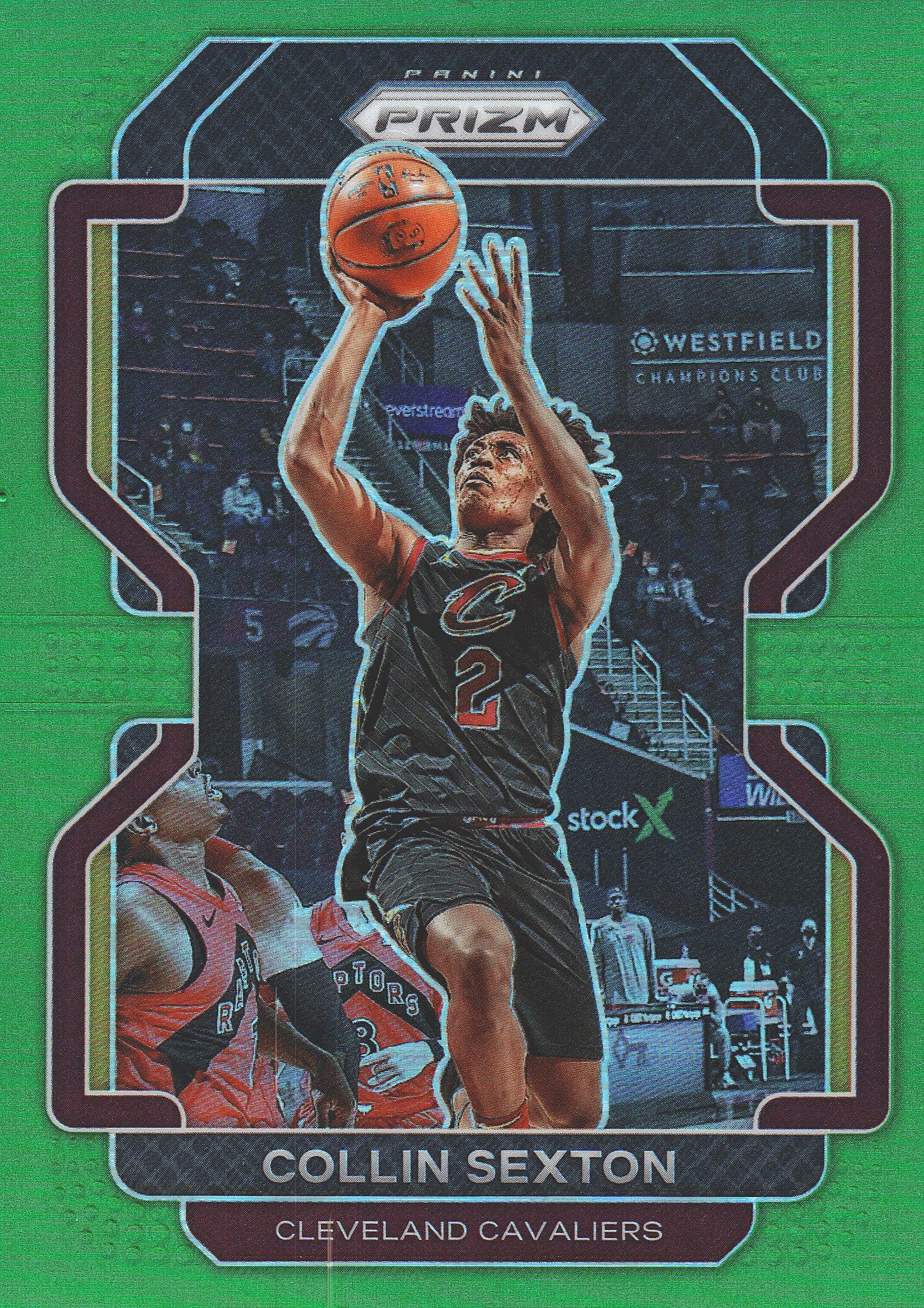 2021 Panini Prizm Green Colin Sexton #240 Cleveland Cavaliers
