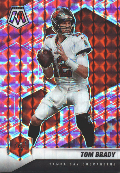 2021 Panini Mosaic Pink Camo Tom Brady #186 Tampa Bay Buccaneers
