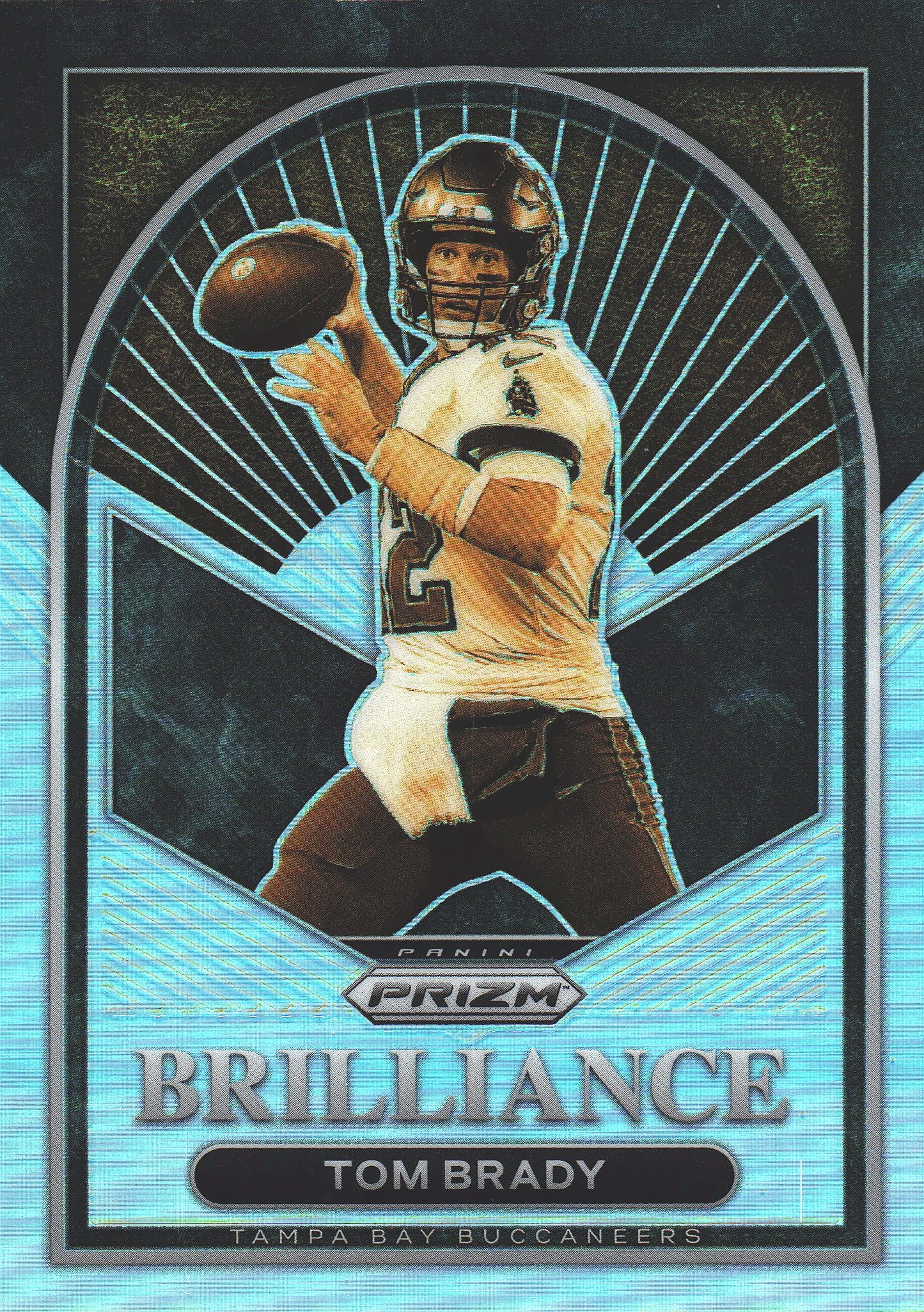 2022 Panini Prizm Brilliance Tom Brady #B-1 Tampa Bay Buccaneers