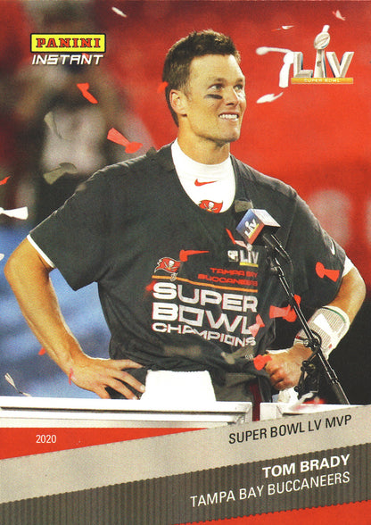 2020 Panini Instant Super Bowl Tom Brady #36 Tampa Bay Buccaneers