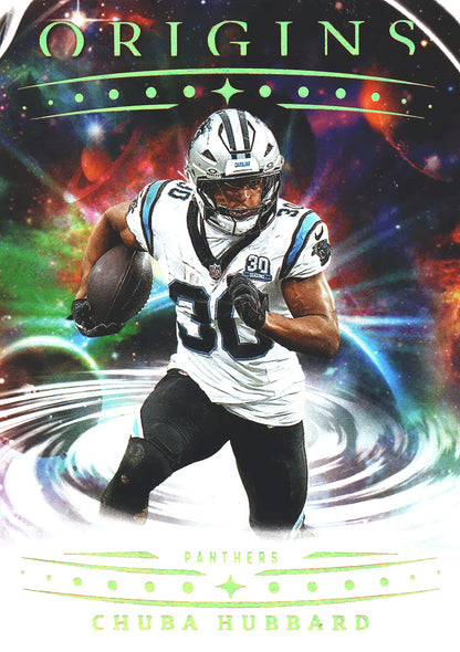 2025 Panini Origins Chuba Hubbard #16 Carolina Panthers