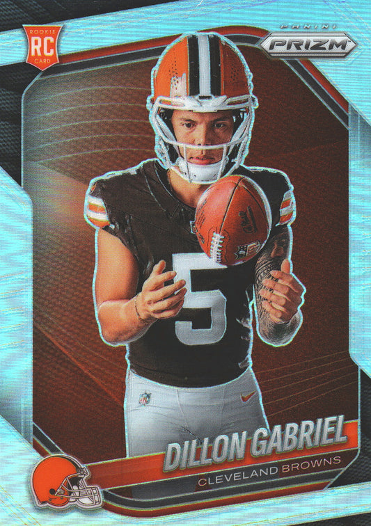 2025 Panini Prizm Image Variation Silver SP Dillon Gabriel #406 Cleveland Browns
