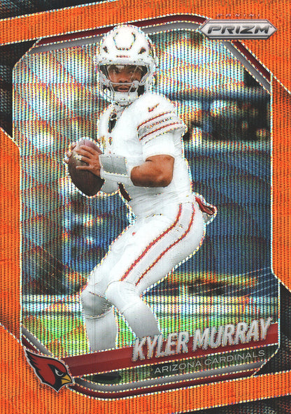 2025 Panini Prizm Orange Wave /65 Kyler Murray #87 Arizona Cardinals