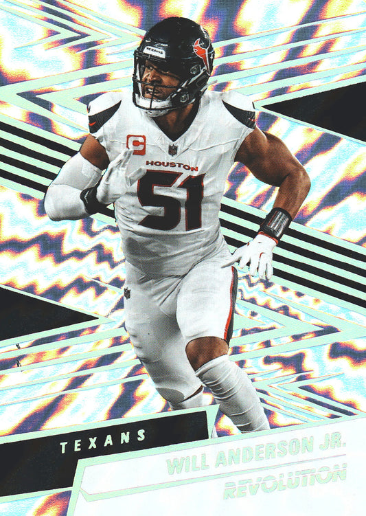 2025 Panini Revolution Lightning /60 Will Anderson Jr. #36 Houston Texans