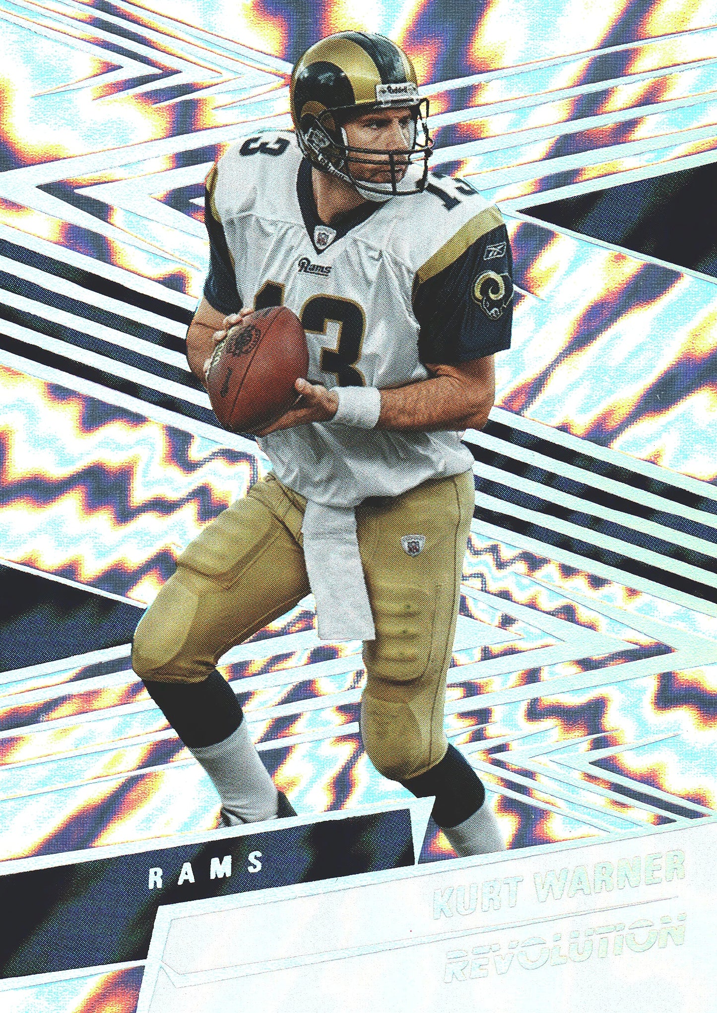 2025 Panini Revolution Lightning /60 Kurt Warner #185 Los Angeles Rams