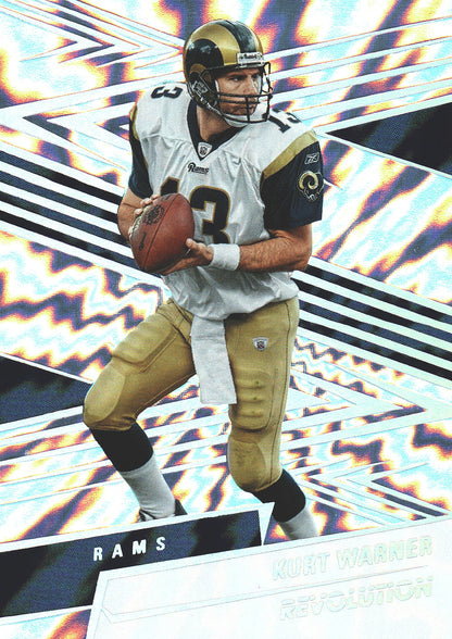 2025 Panini Revolution Lightning /60 Kurt Warner #185 Los Angeles Rams