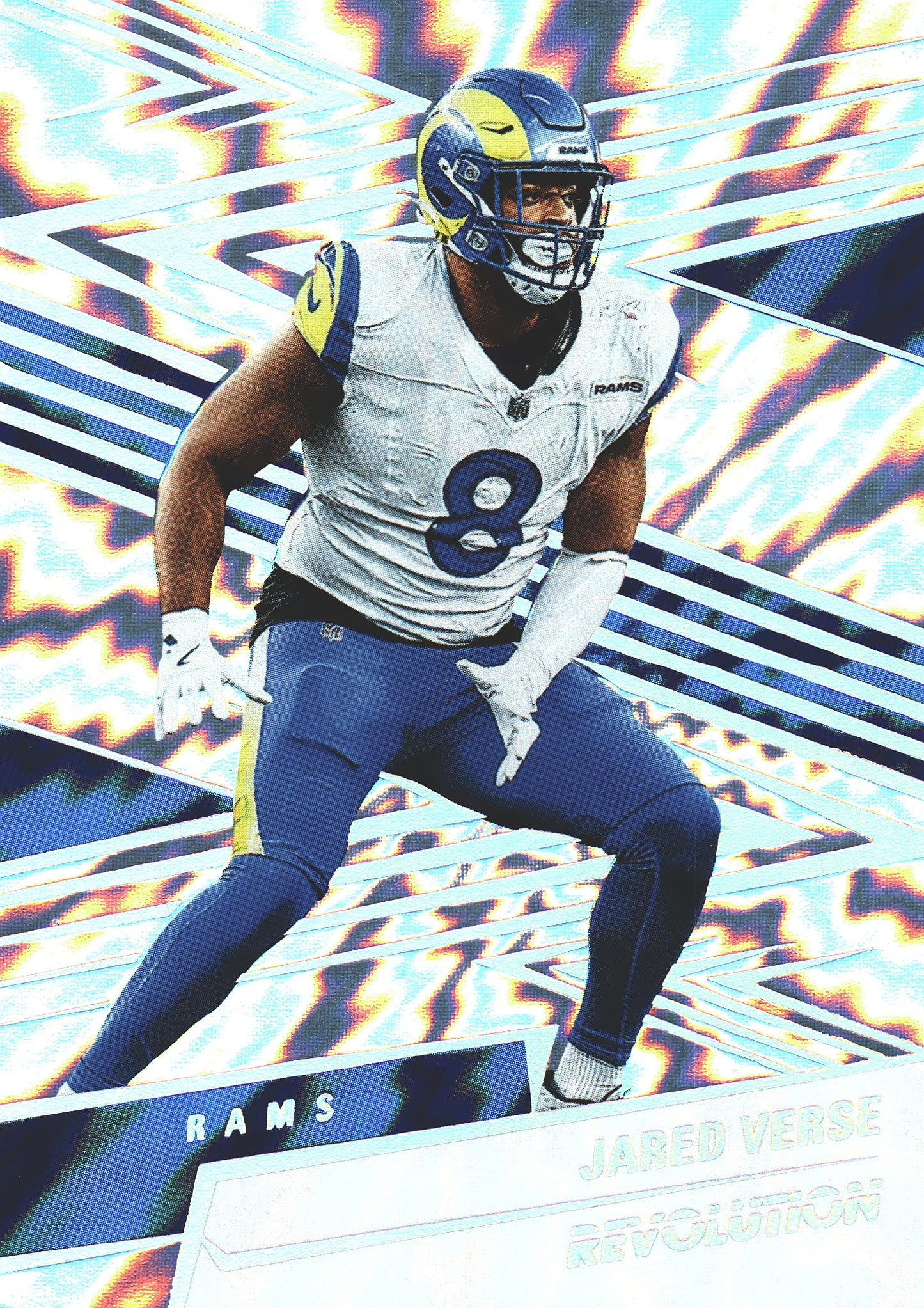 2025 Panini Revolution Lightning /60 Jared Verse #125 Los Angeles Rams