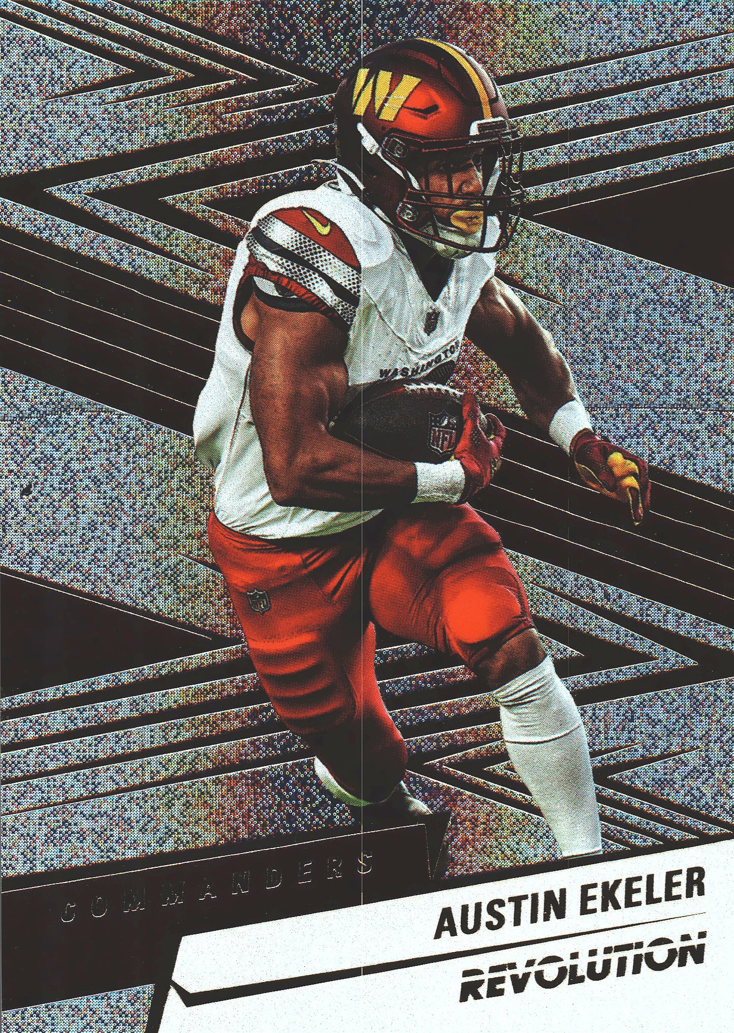 2025 Panini Revolution Neutron /30 Austin Ekeler #162 Commanders
