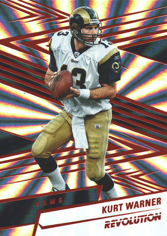 2025 Panini Revolution Sunburst /18 Kurt Warner #185 Los Angeles Rams