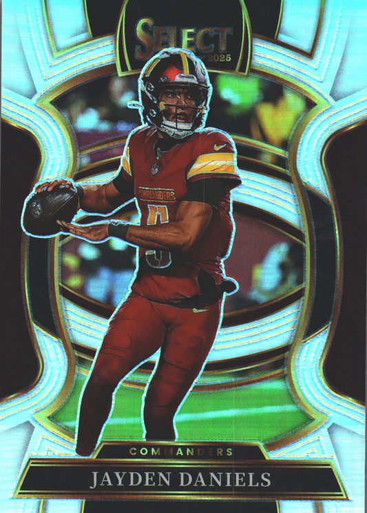 2025 Panini Select Silver Jayden Daniels #88 Washington Commanders
