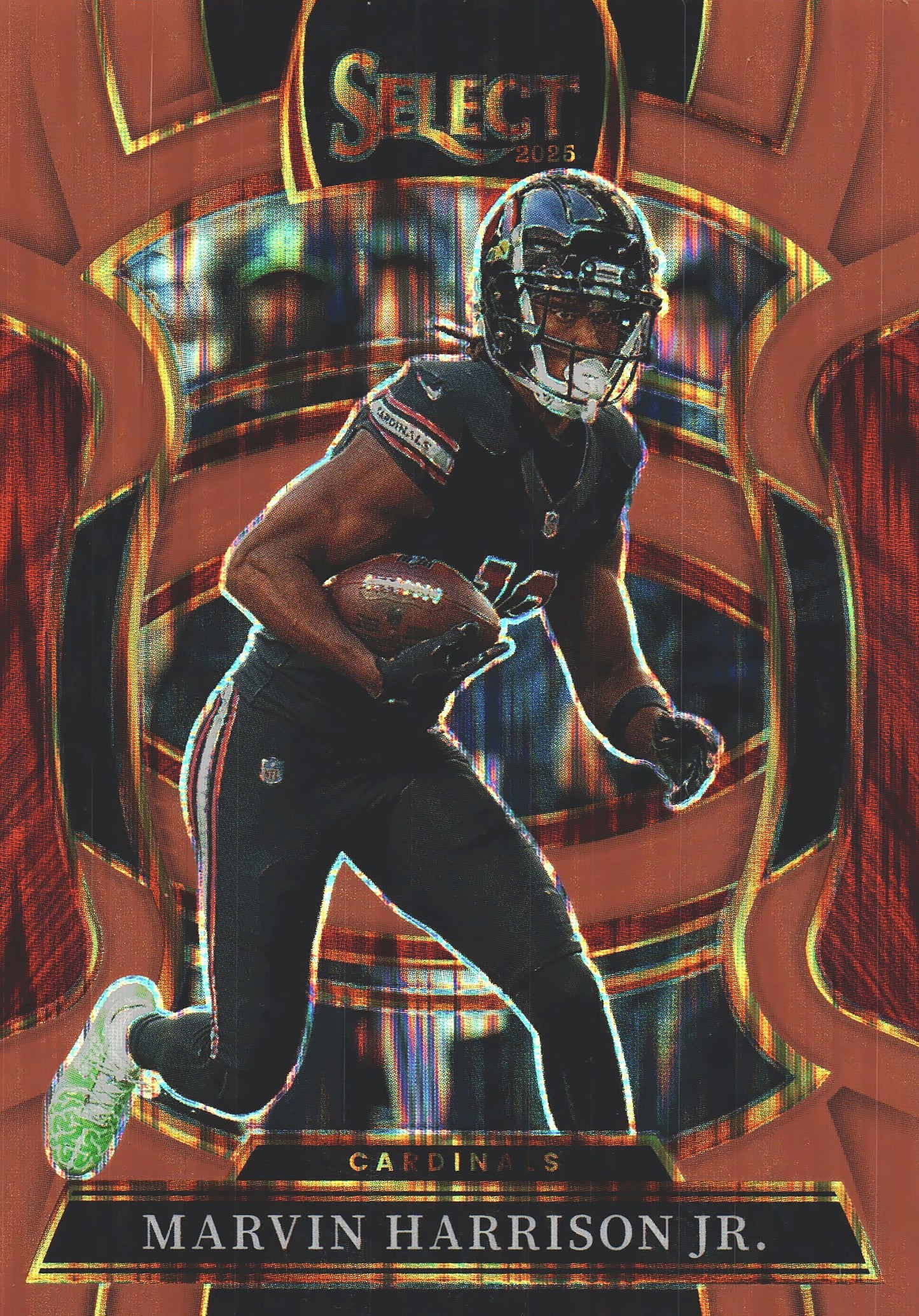 2025 Panini Select Marvin Harrison Jr. /899 #22 Arizona Cardinals