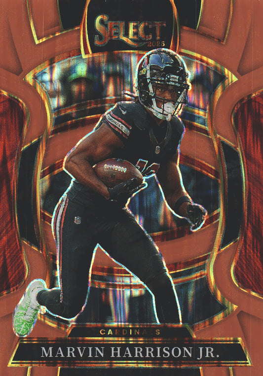 2025 Panini Select Marvin Harrison Jr. /899 #22 Arizona Cardinals