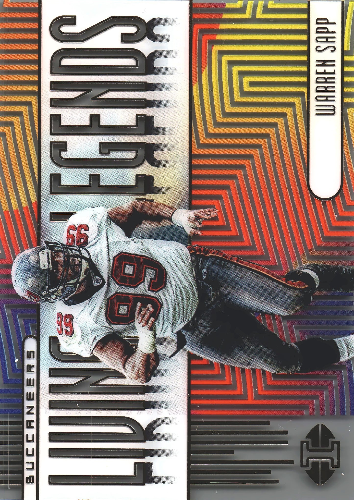 2019 Panini Illusions Living Legends Warren Sapp #LL-WS Tampa Bay Buccaneers