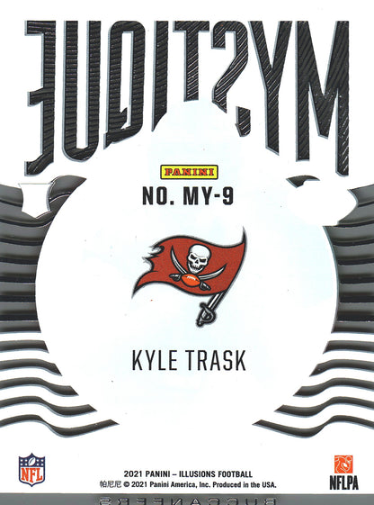 2021 Panini Illusions Mystique Kyle Trask RC #MY-9 Tampa Bay Buccaneers