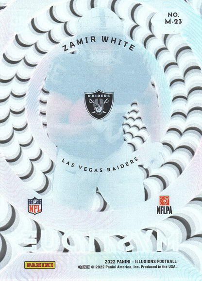 2022 Panini Illusions Mystique Zamir White RC #M-23 Las Vegas Raiders