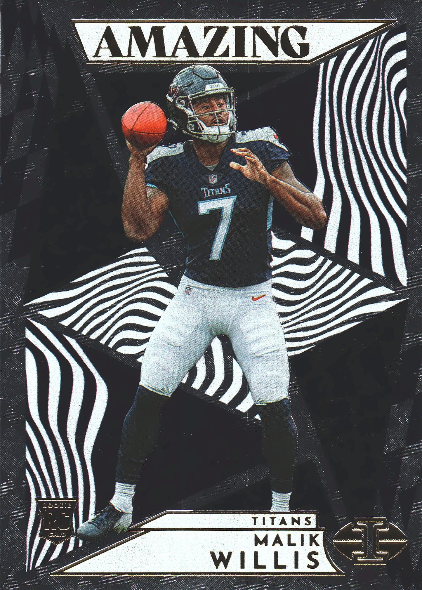 2022 Panini Illusions Amazing Malik Willis RC #A-18 Tennessee Titans