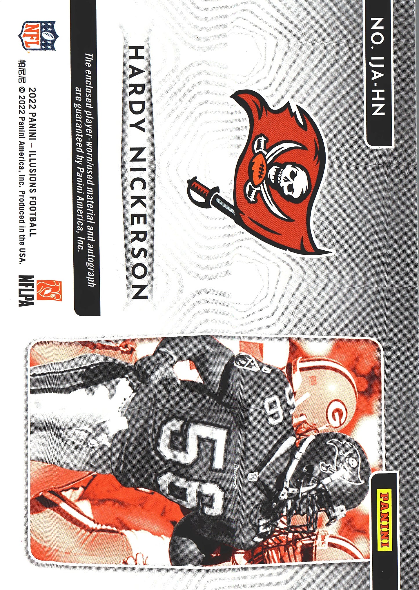 2022 Panini Illusions Immortalized Patch Auto /99 Hardy Nickerson #IJA-HN Tampa Bay Buccaneers