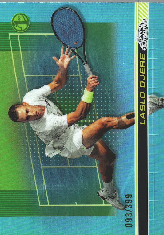 2024 Topps Chrome Tennis Aqua /399 Laslo Djere RC #42