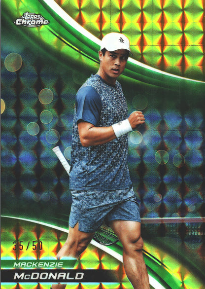2025 Topps Chrome Tennis Gold Geometric /50 Mackenzie McDonald #145