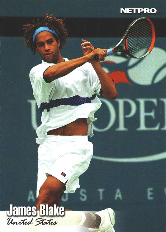 2003 NetPro Tennis James Blake RC #7