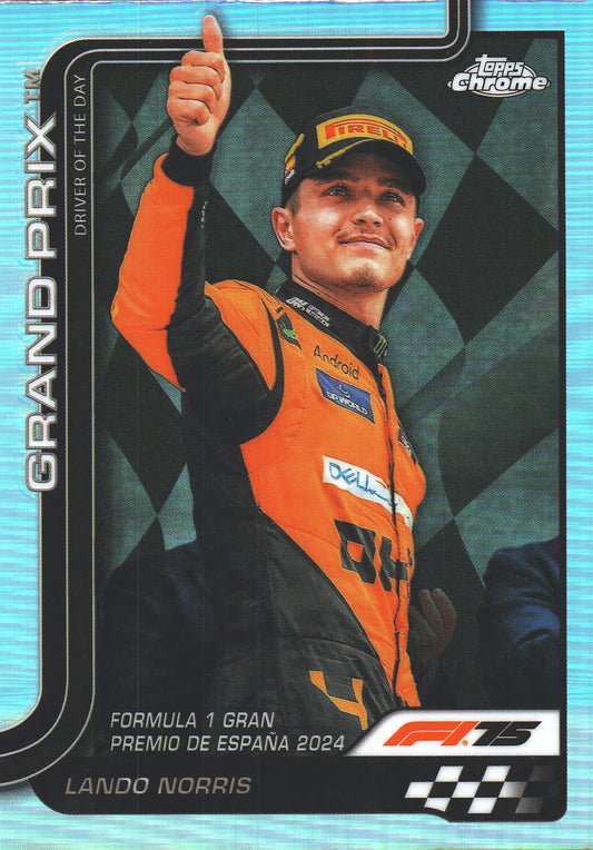 2025 Topps Chrome Formula 1 Refractor Lando Norris #131 McLaren