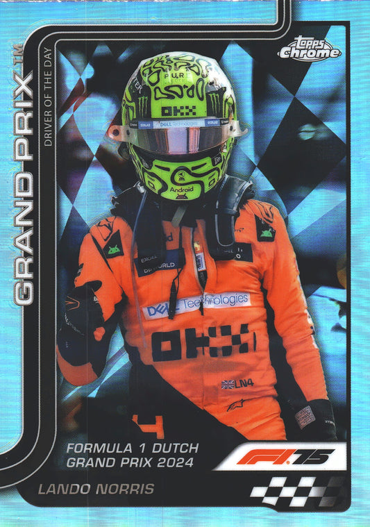 2025 Topps Chrome Formula 1 Refractor Lando Norris #136 McLaren