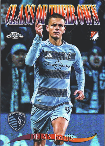 2025 Topps Chrome MLS Class of Their Own Dejan Joveljic #CO-11 Sporting Kansas City