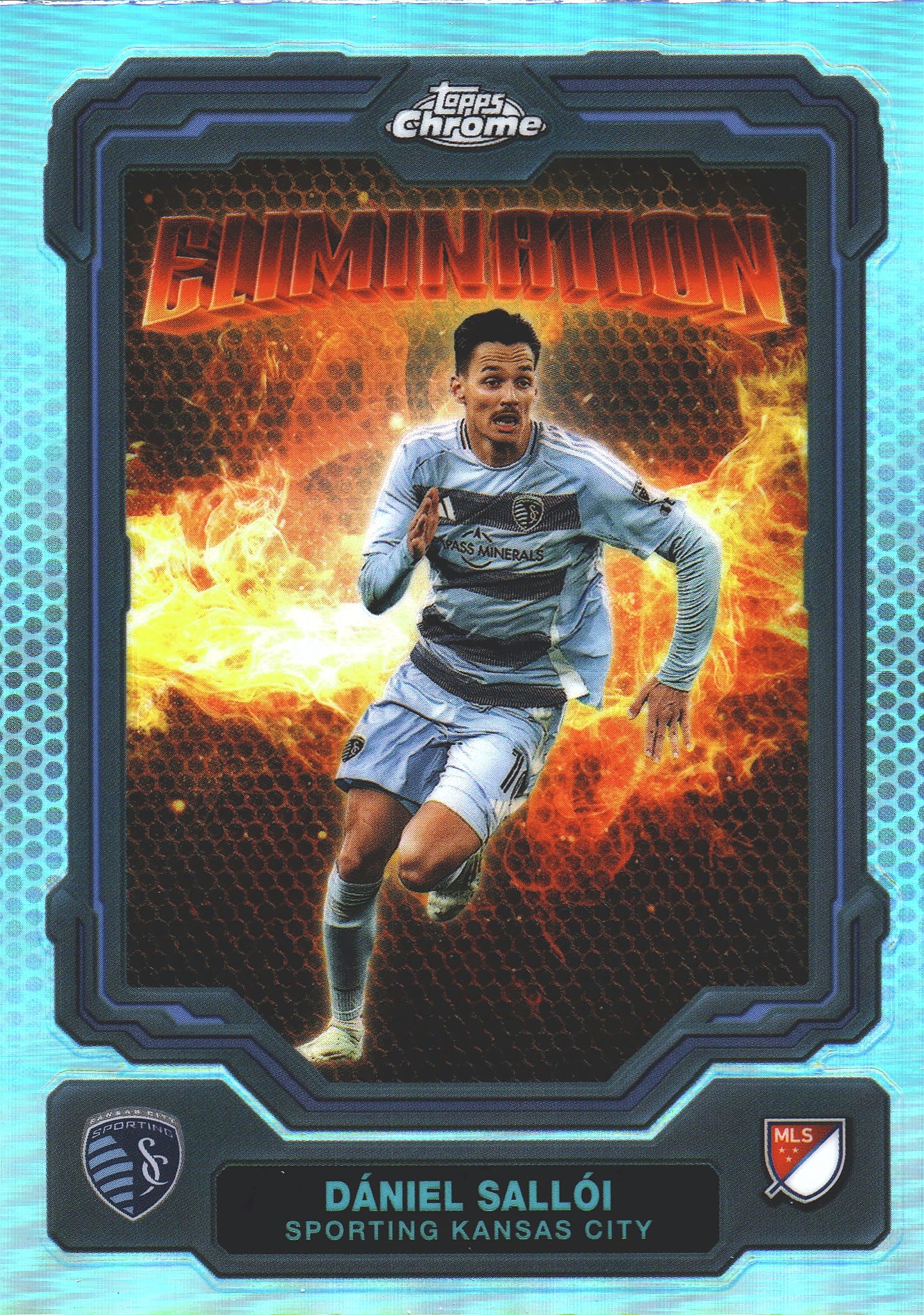 2025 Topps Chrome MLS Elimination Daniel Salloi #EL-20 Sporting Kansas City