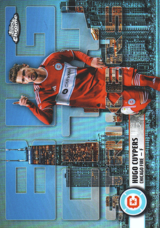 2025 Topps Chrome MLS Big City Strikers Hugo Cuypers #BCS-8 Chicago Fire