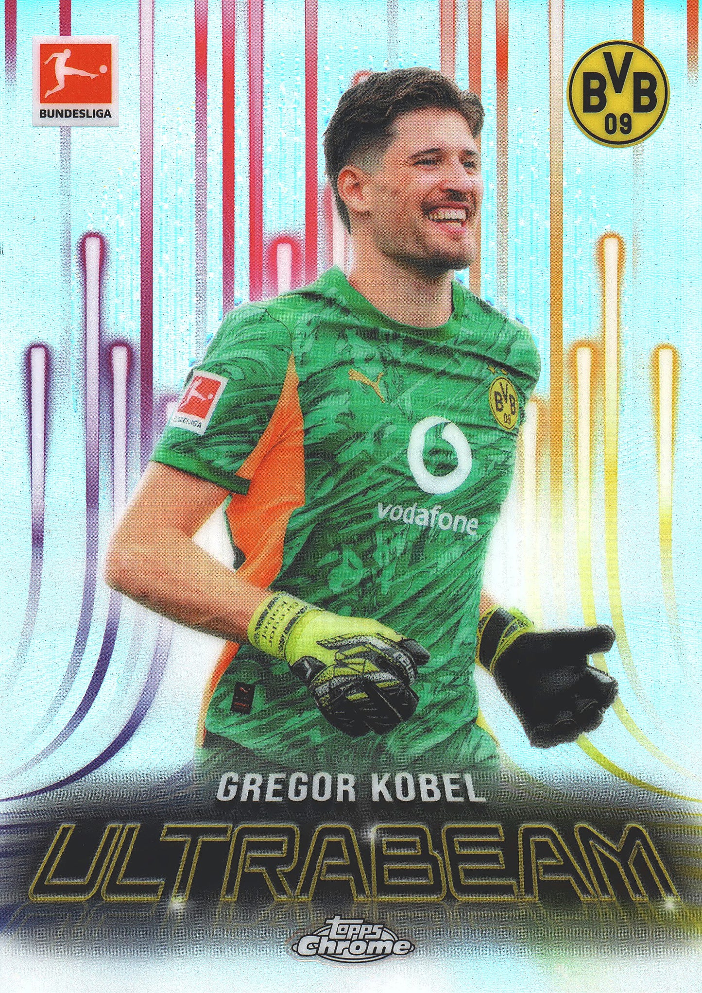 2025 Topps Chrome Bundesliga Ultrabeam Gregor Kobel #UB-16 Borussia Dortmund