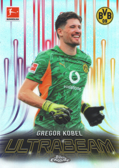 2025 Topps Chrome Bundesliga Ultrabeam Gregor Kobel #UB-16 Borussia Dortmund