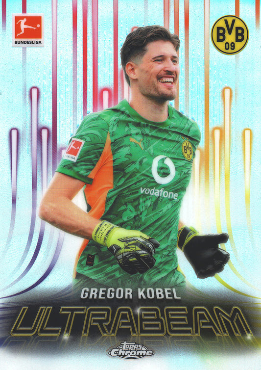 2025 Topps Chrome Bundesliga Ultrabeam Gregor Kobel #UB-16 Borussia Dortmund
