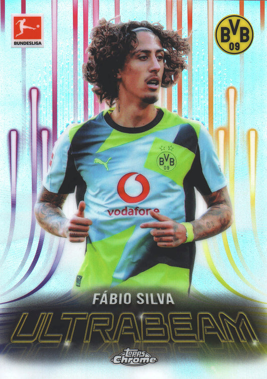 2025 Topps Chrome Bundesliga Ultrabeam Fabio Silva #UB-21 Borussia Dortmund