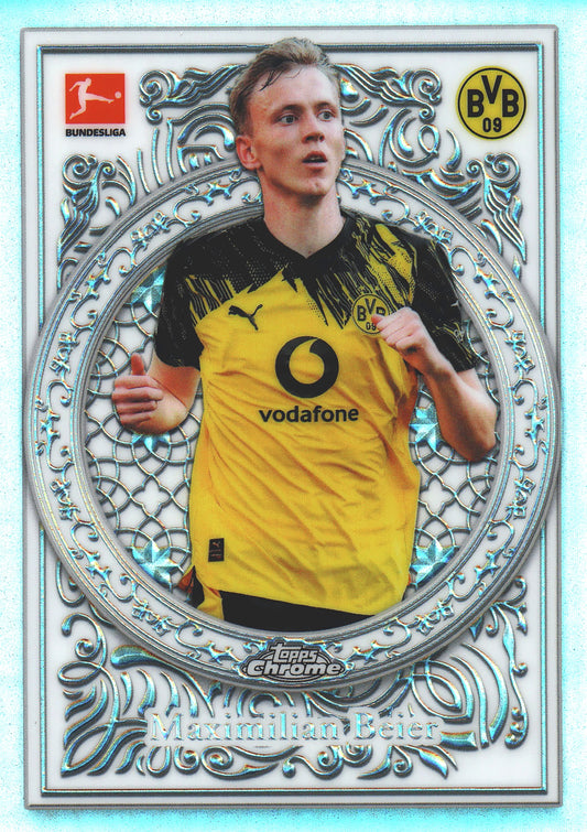 2025 Topps Chrome Bundesliga Ornaments Maximilian Beier #OR-8 Borussia Dortmund