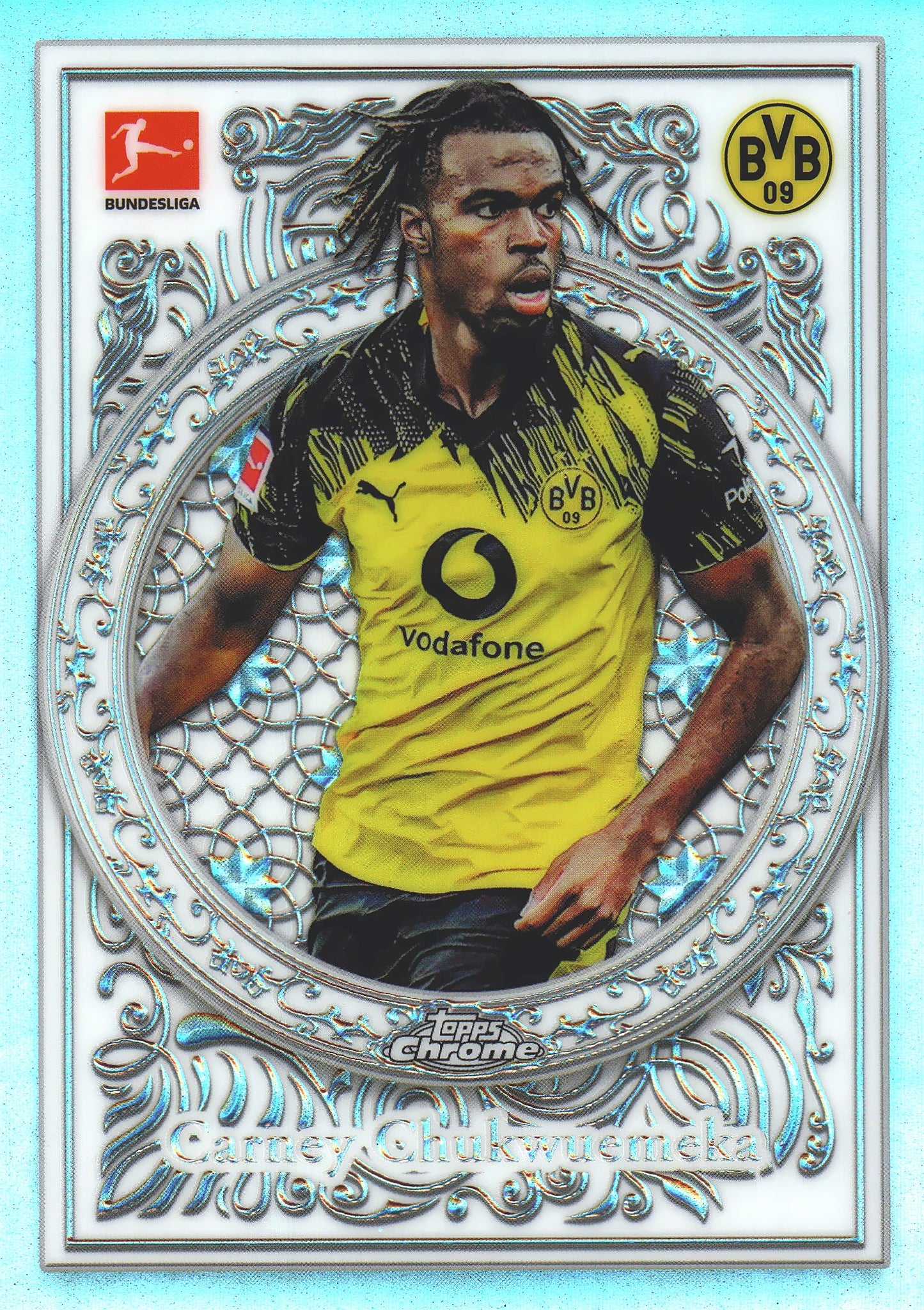 2025 Topps Chrome Bundesliga Ornaments Carney Chukwuemeka #OR-26 Borussia Dortmund