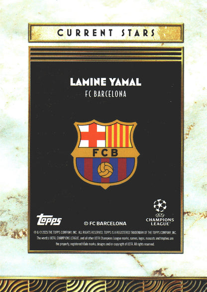 2025 Topps Deco UCC Current Stars Lamine Yamal FC Barcelona