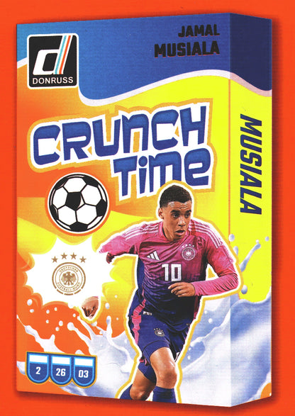 2024 Panini Donruss Crunch Time Red Jamal Musiala #23 Germany