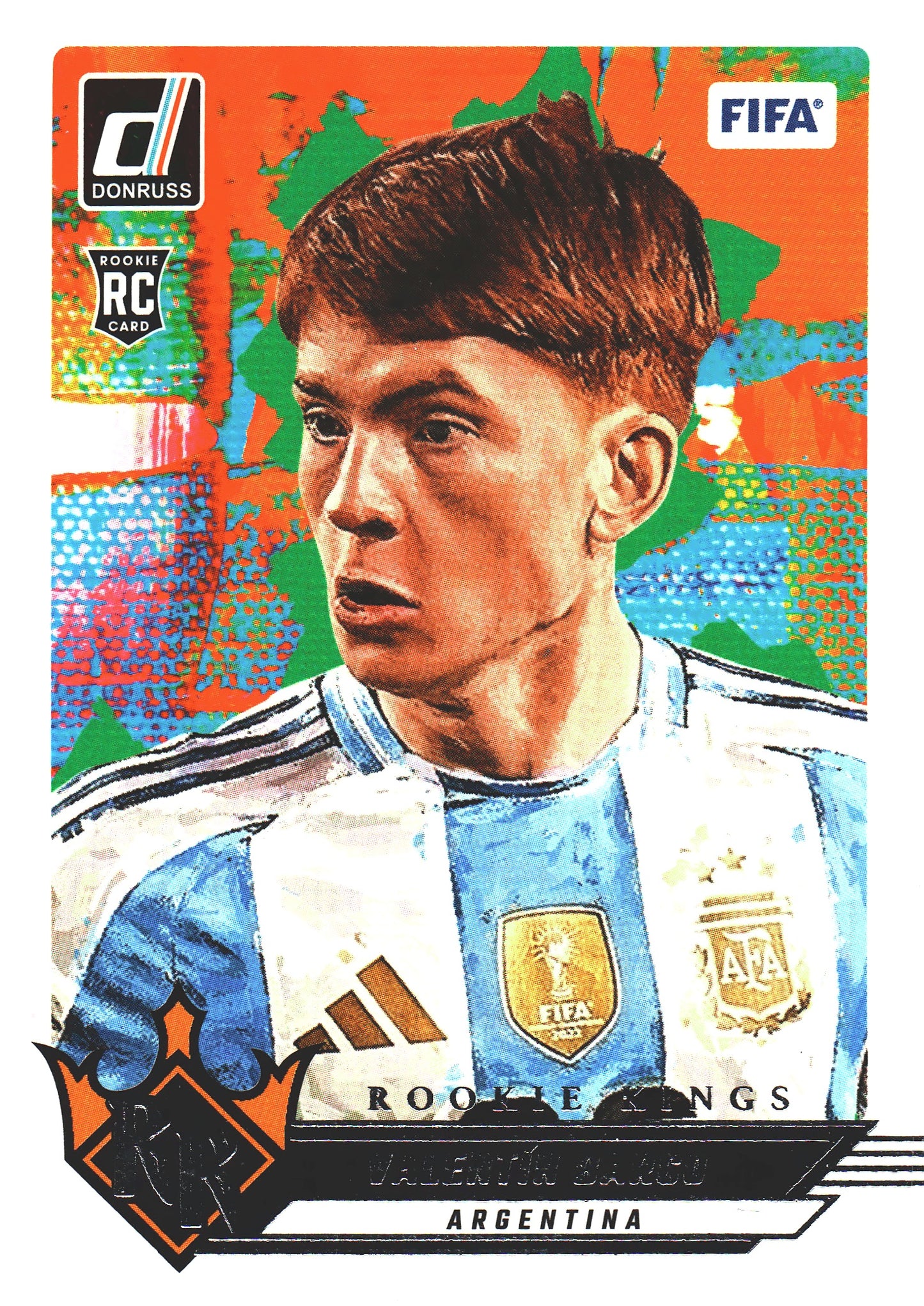 2024 Panini Donruss Rookie Kings Silver Valentin Barco #8 Argentina