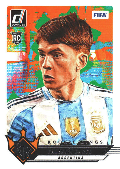 2024 Panini Donruss Rookie Kings Silver Valentin Barco #8 Argentina