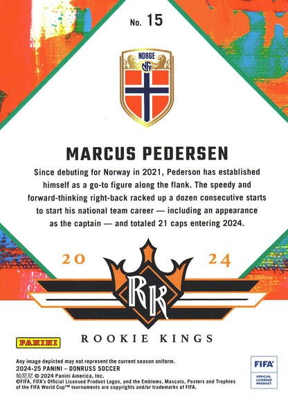 2024 Panini Donruss Rookie Kings Silver Marcus Pedersen #15 Norway