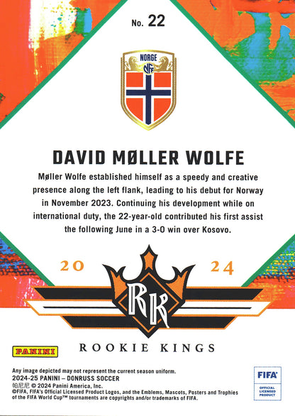 2024 Panini Donruss Rookie Kings Silver David Moller Wolfe #22 Norway