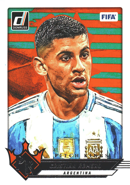 2024 Panini Donruss Pitch Kings Silver Cristian Romero #17 Argentina