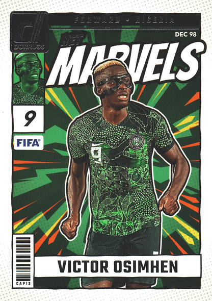 2024 Panini Donruss Net Marvels Silver Victor Osimhen #9 Nigeria