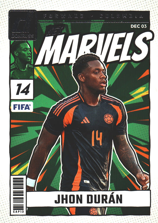 2024 Panini Donruss Net Marvels Silver Jhon Duran #20 Colombia