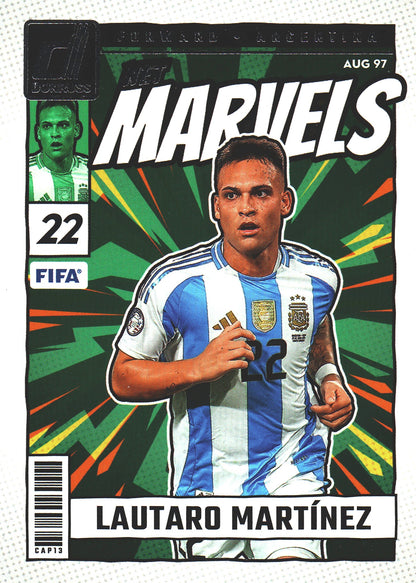 2024 Panini Donruss Net Marvels Silver Lautaro Martinez #22 Argentina