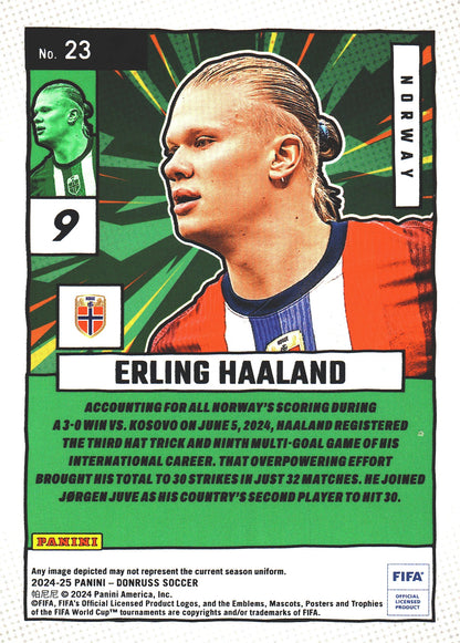 2024 Panini Donruss Net Marvels Silver Erling Haaland #23 Norway