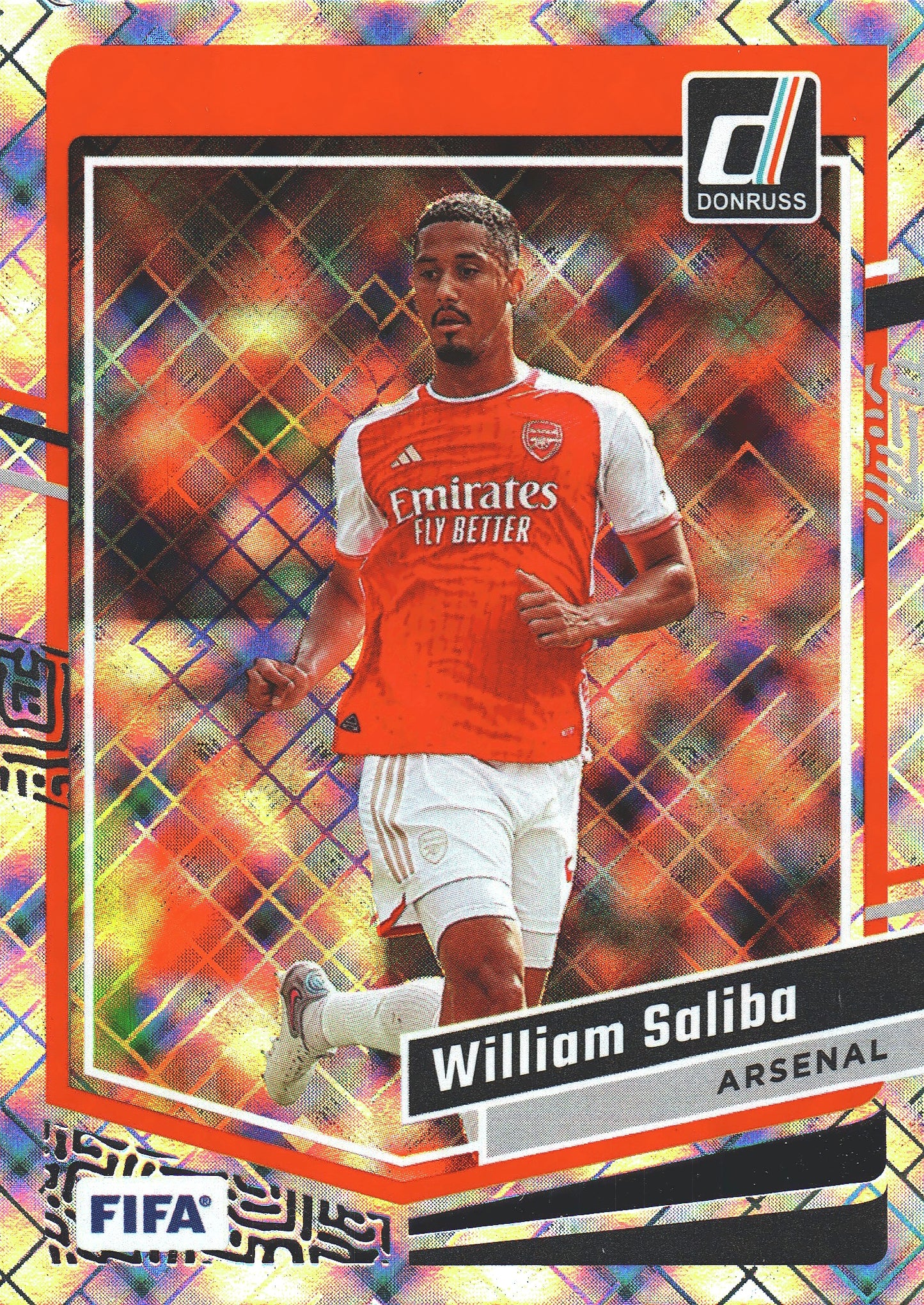 2023 Panini Donruss Diamond William Saliba #73 Arsenal FC