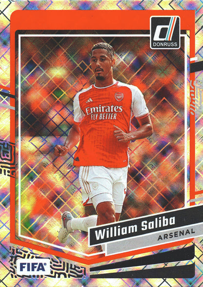 2023 Panini Donruss Diamond William Saliba #73 Arsenal FC