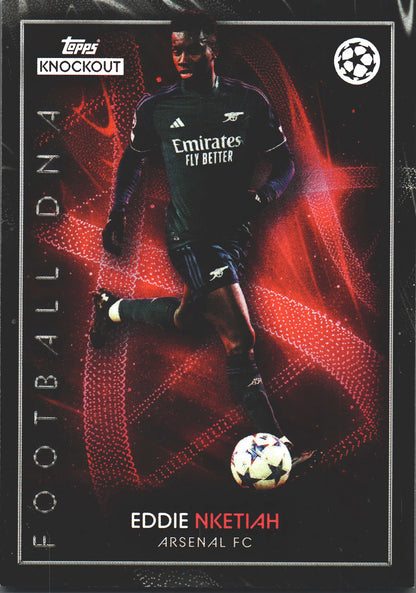 2023 Topps Knockout UCC Eddie Nketiah DNA Arsenal FC